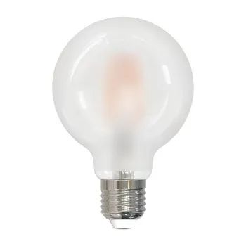 Hama LED-Filamentlampe, E27, 470lm ersetzt 40W, Globe G80, matt, Warmweiß