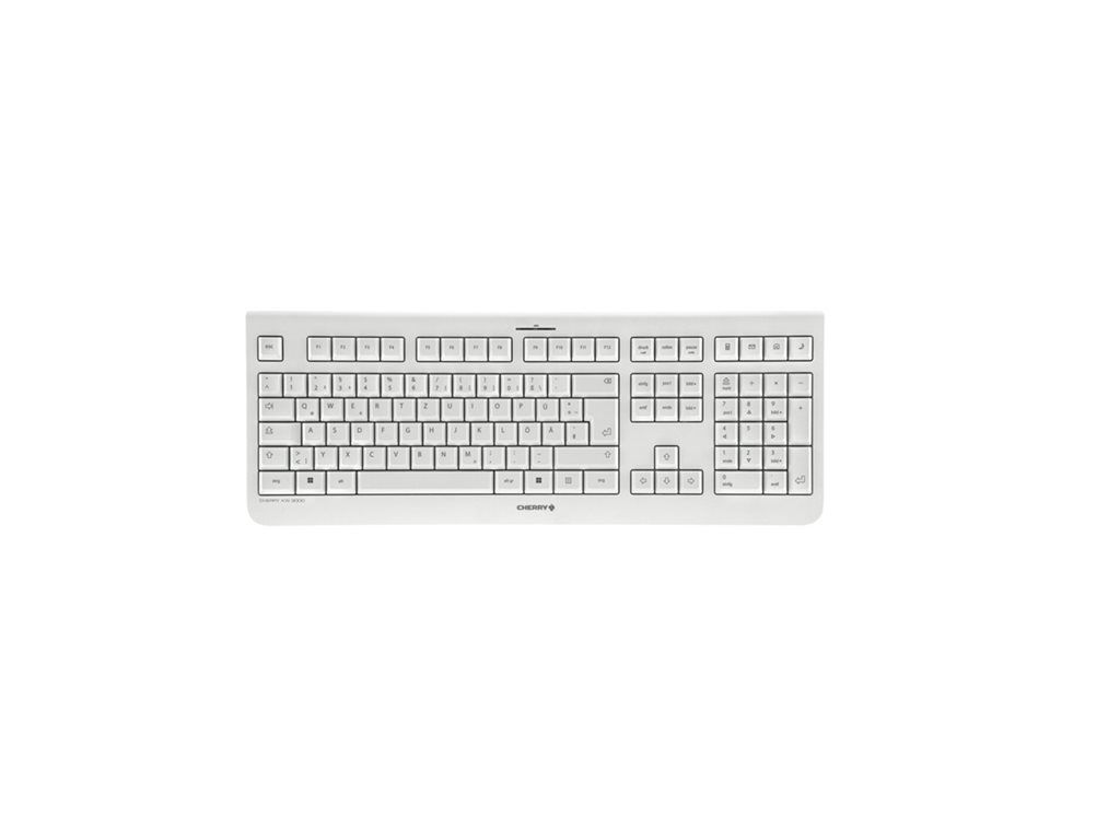 Cherry KW 3000 - Tastatur - geräuscharm, Full-Size-Layout