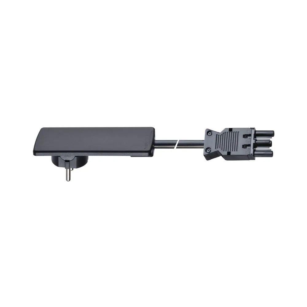 EVOline Plug-Anschlussleitung mit GST Kupplung, 1,5 m, Kunststoff schwarz