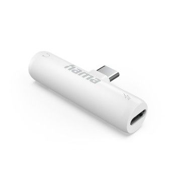 Hama Audio-Adapter, USB-C - 3,5-mm-Klinke, USB-C PD inkl. Ladefunktion
