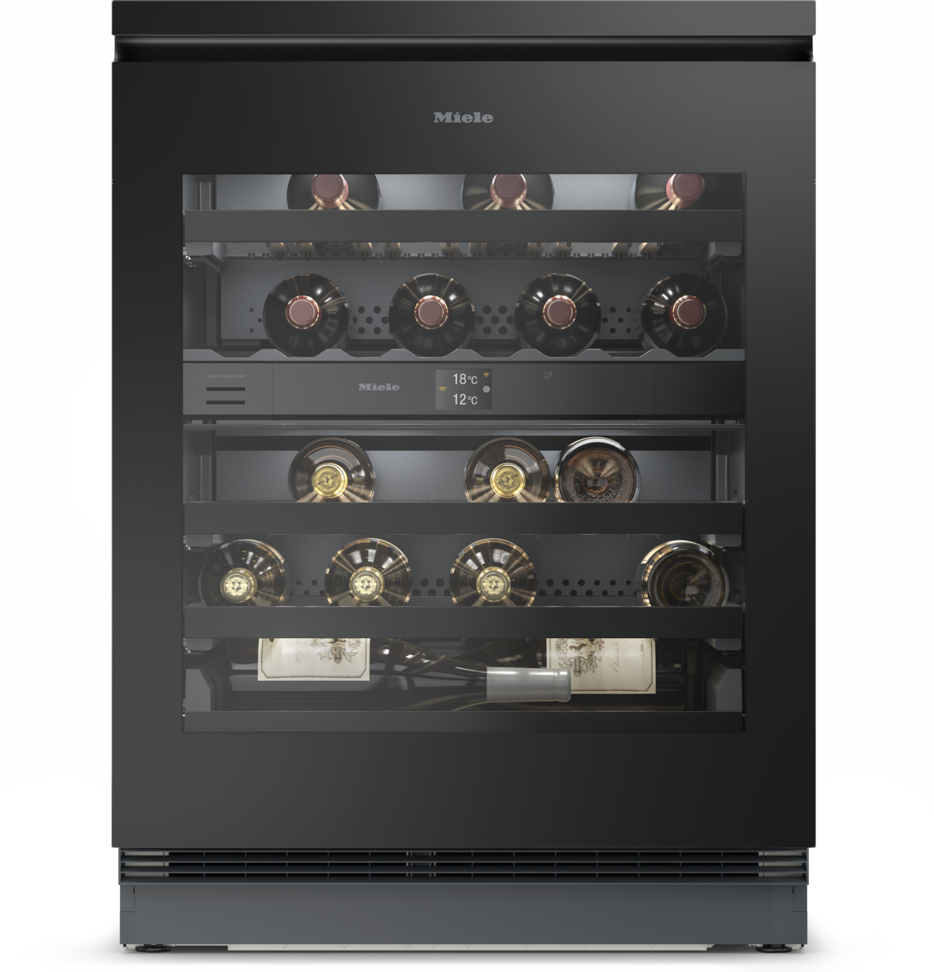 Miele KWTUS 7074 F obsw Unterbau-Weintemperierschrank
