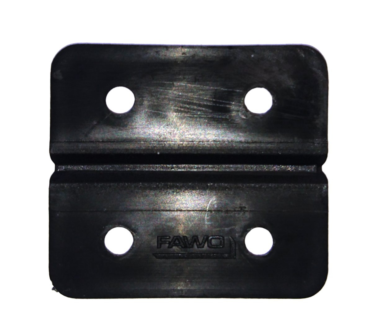 FAWO Kunststoff-Scharnier schwarz (4er-Pack)