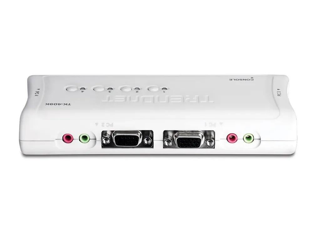 TRENDnet TK 409K - KVM-/Audio-/USB-Switch - 4