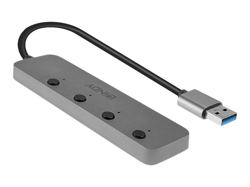 Lindy Hub - 4 x SuperSpeed USB 3.0 - Desktop