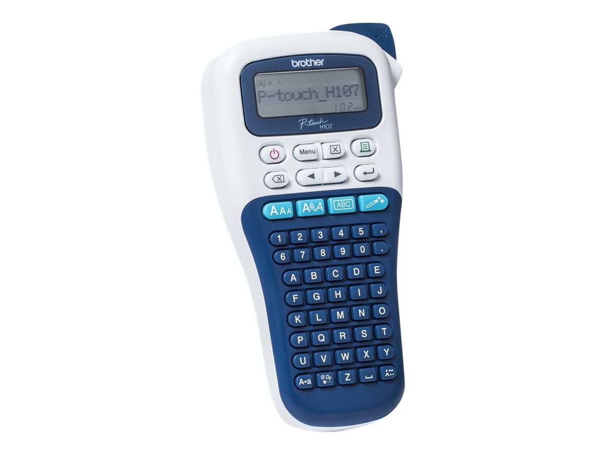 Brother P-Touch PT-H107B - Beschriftungsgerät - s/w - Thermotransfer - Rolle (1,2 cm)