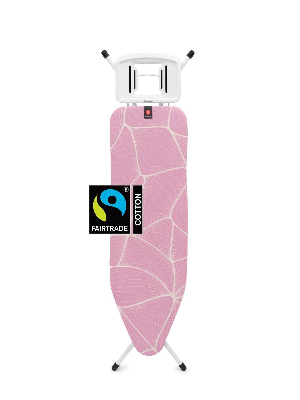 Brabantia Bügeltisch B, 124x38cm, Dst-Mulde Solid - Lilac Waves