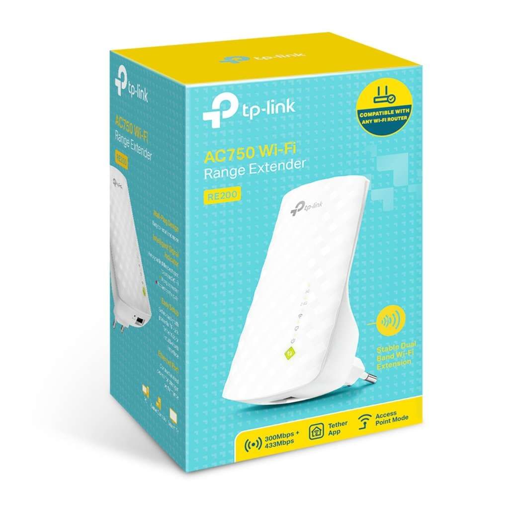 TP-LINK RE200 - Wi-Fi-Range-Extender - Wi-Fi 5