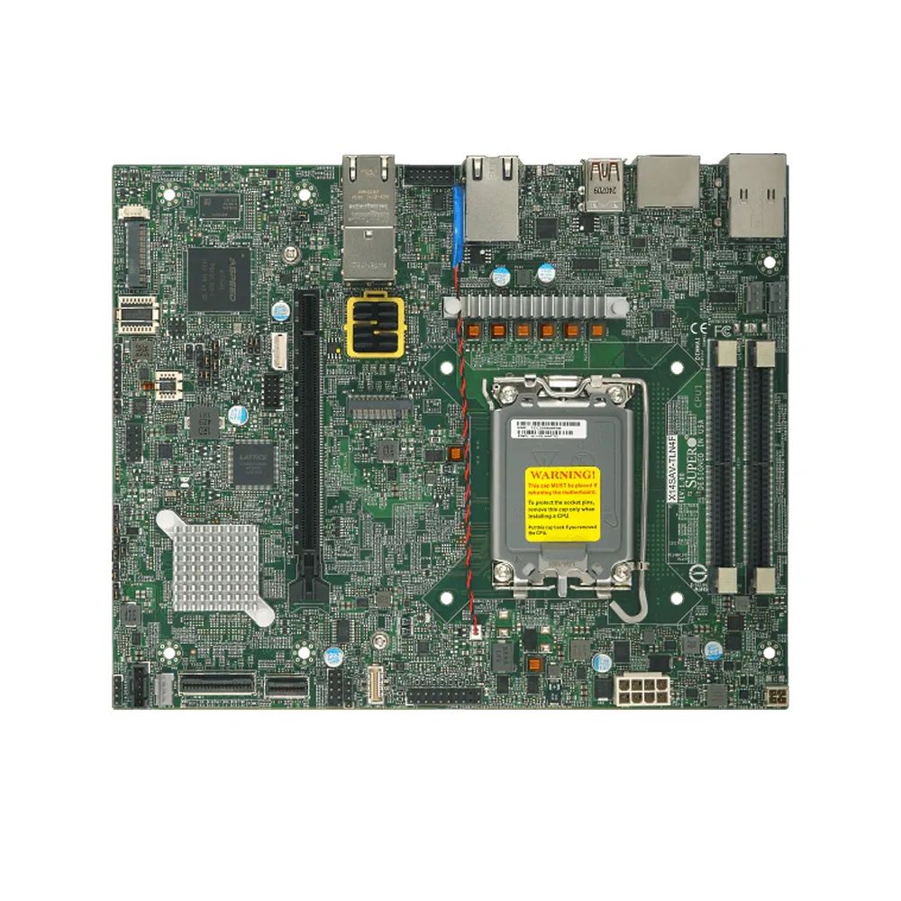 Supermicro Mainboard X14SAV-TLN4F Flex-ATX Sockel 1851 Single - Mainboard - Intel Sockel 1851 (Core Ultra 100&200)