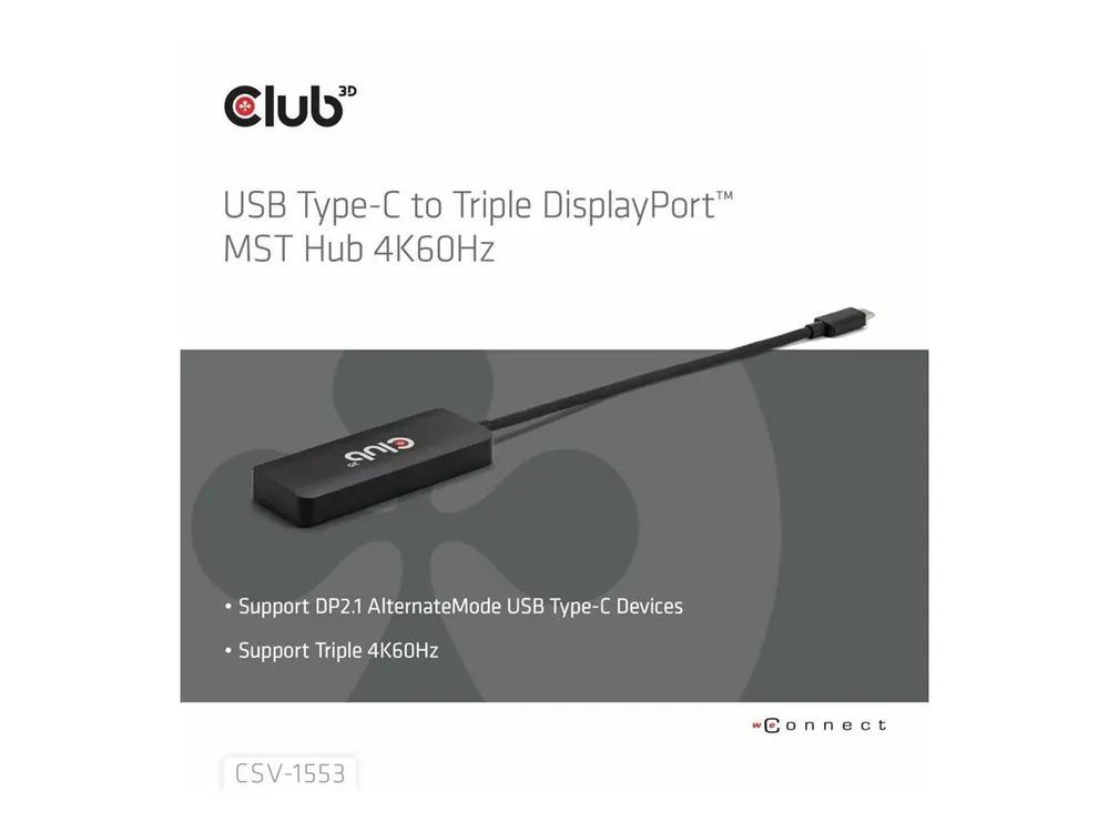Club 3D CSV-1553 - Dockingstation - USB-C / Thunderbolt 4