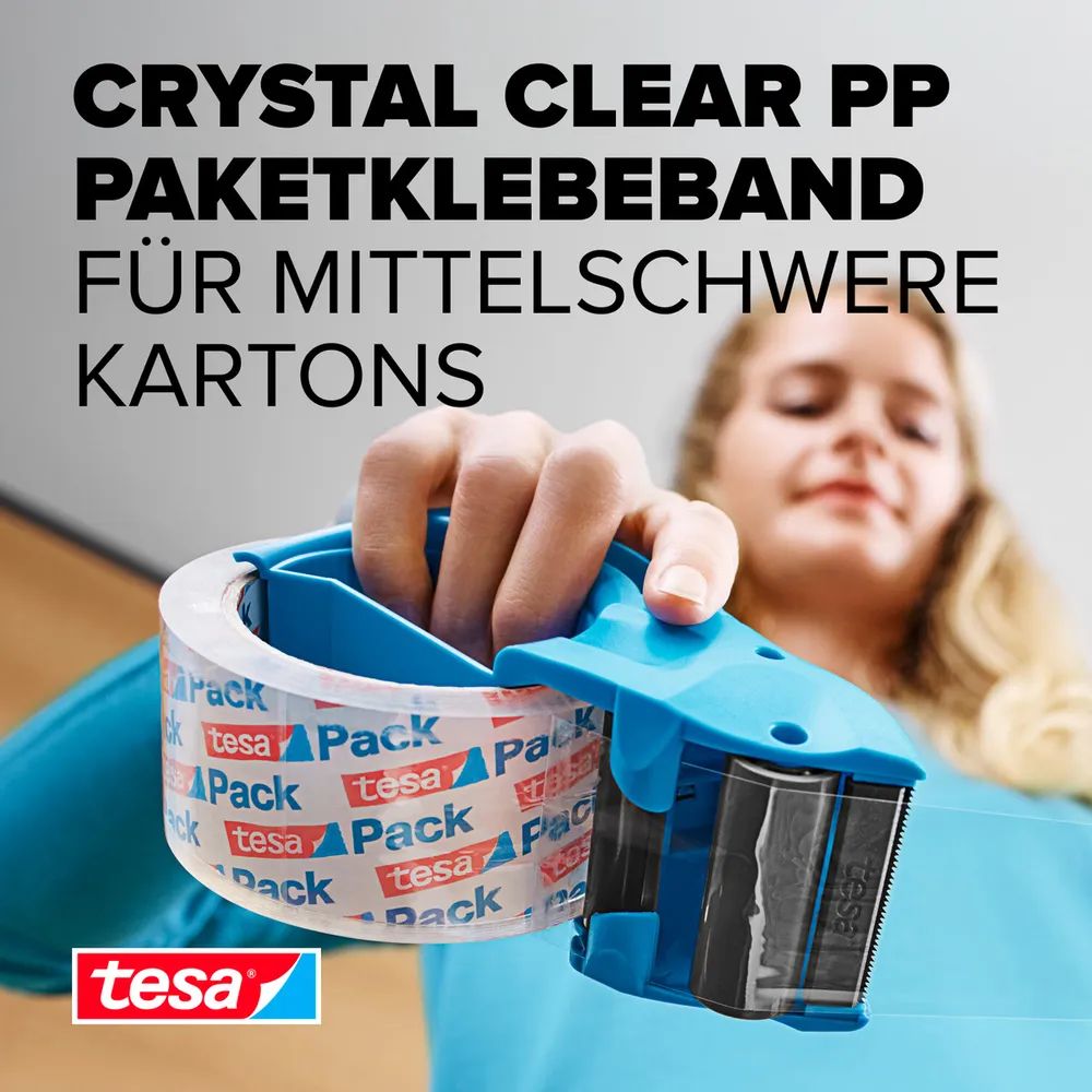Tesa Tesapack - Packband - 50 mm x 66 m - Polypropylen