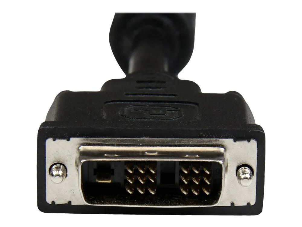 StarTech.com 3m DVI-D Single Link Kabel - St/St - DVI Monitorkabel - 1920x1200 - DVI Verbindungskabel/Anschlusskabel - Schwarz - DVI-Kabel - Single Link - DVI-D (M)
