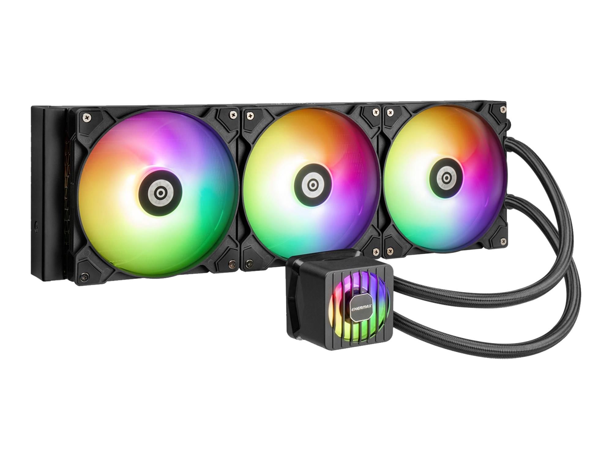 Enermax LIQMAXFLO 360mm CPU AIO Flüssigkeitskühler - Xtreme Doppelkammerpumpe- VRM