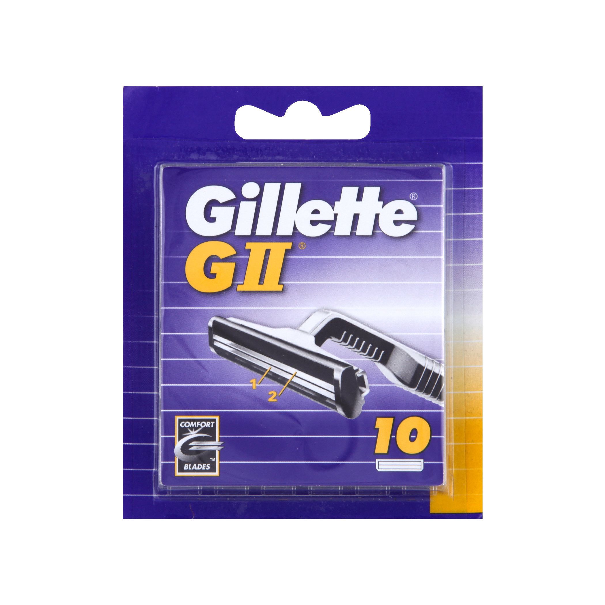 Gillette GII Systemklingen 10er