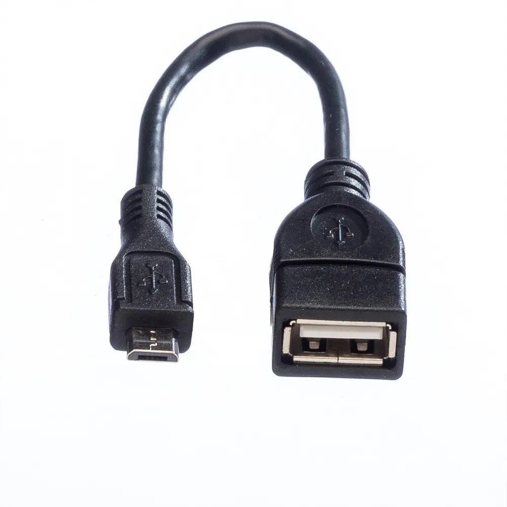 VALUE USB 2.0 Kabel, USB 2.0 Typ Micro B - Typ A BU, OTG, 0,15 m