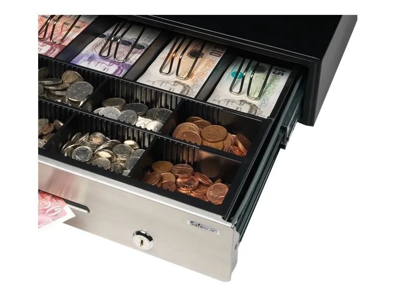 Safescan HD-4141S - Cash Drawer - Schwarz, Silber