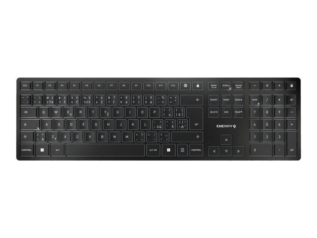 Cherry KW 9100 SLIM - Tastatur - kabellos - 2.4