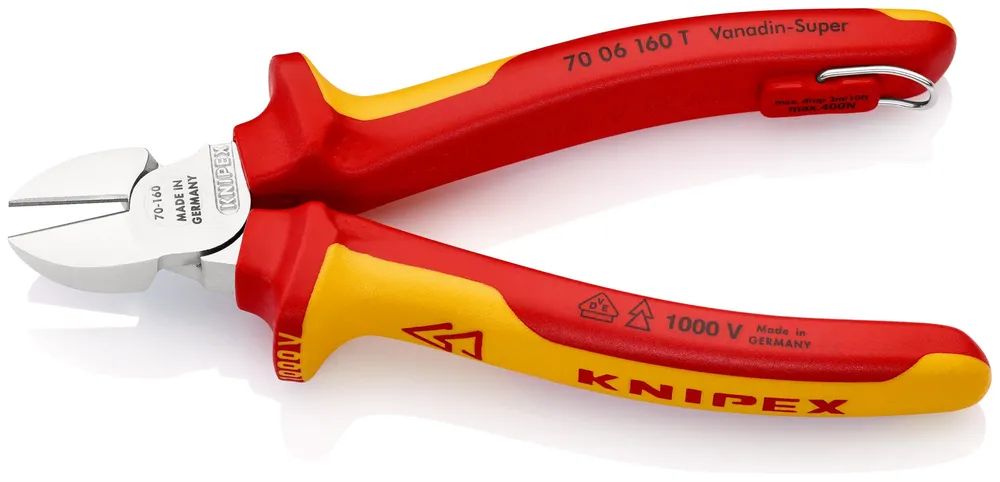 KNIPEX Seitenschneider isoliert mit 2K-Hüllen 160 mm