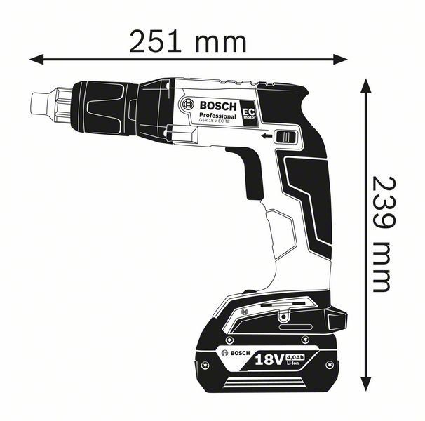Bosch Professional GSR 18V-EC TE Solo