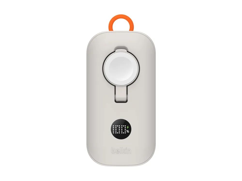 Belkin BoostCharge Pro - Powerbank - mit Apple Watch Ladegerät - 10000 mAh - 45 Watt - Fast Charge (2 x USB-C)
