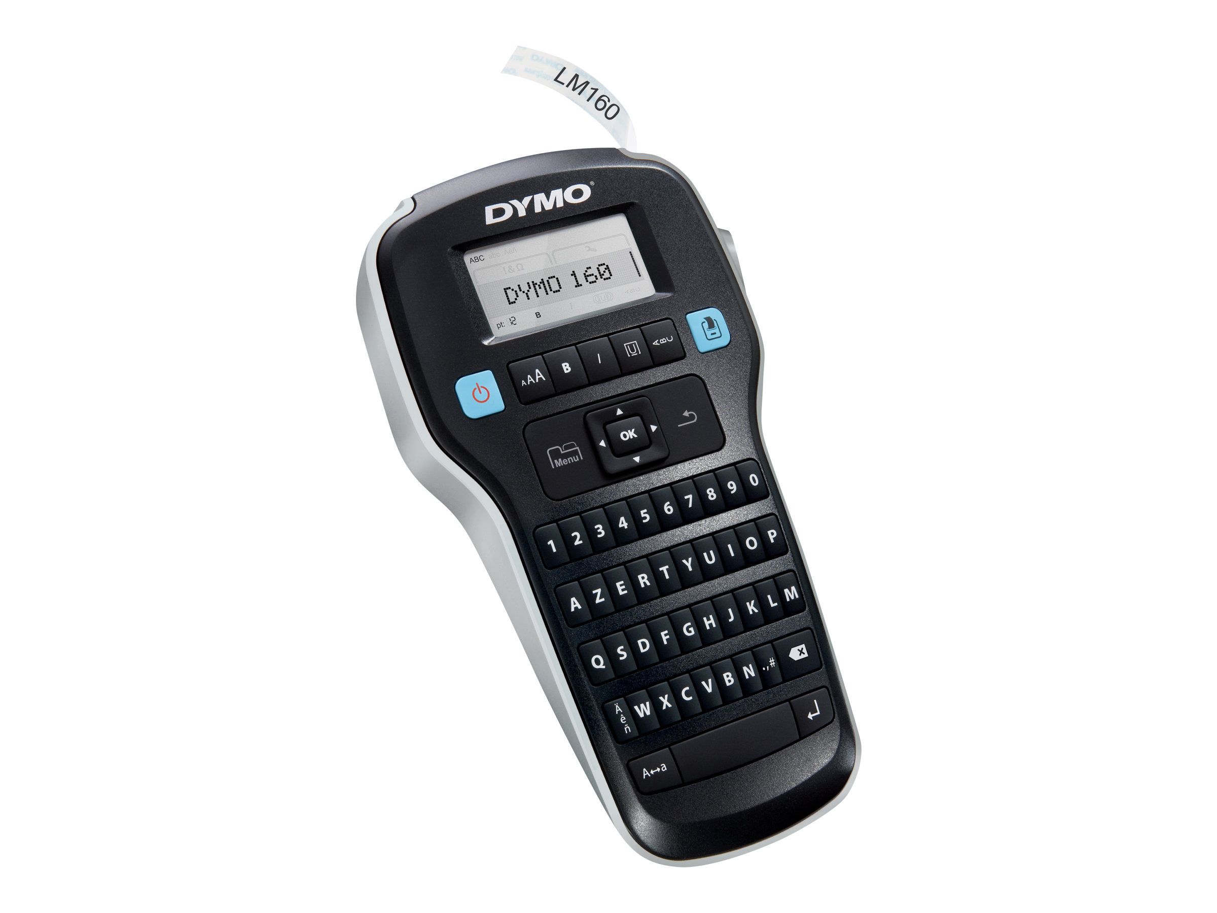 Dymo LabelMANAGER 160 - Beschriftungsgerät - s/w - Rolle (1,3 cm)