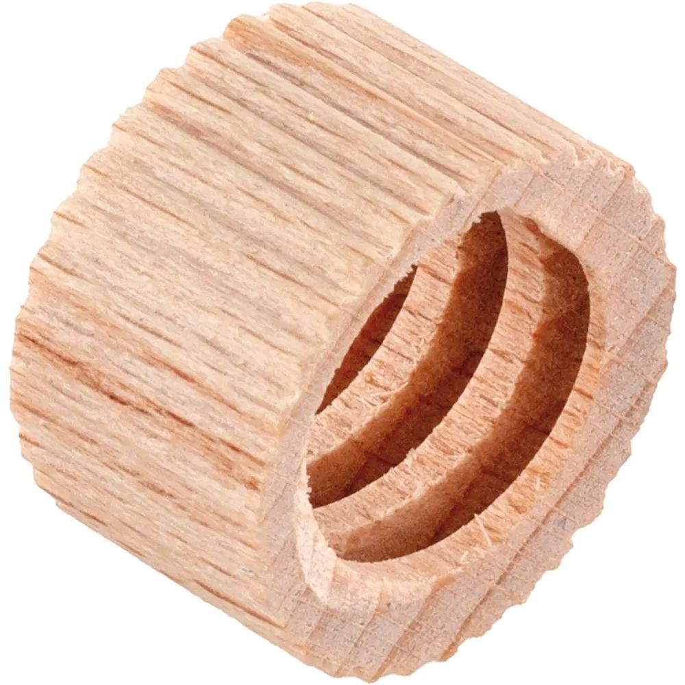 JOWE Mutter rund geriffelt 20x12mm, Gewinde 15mm