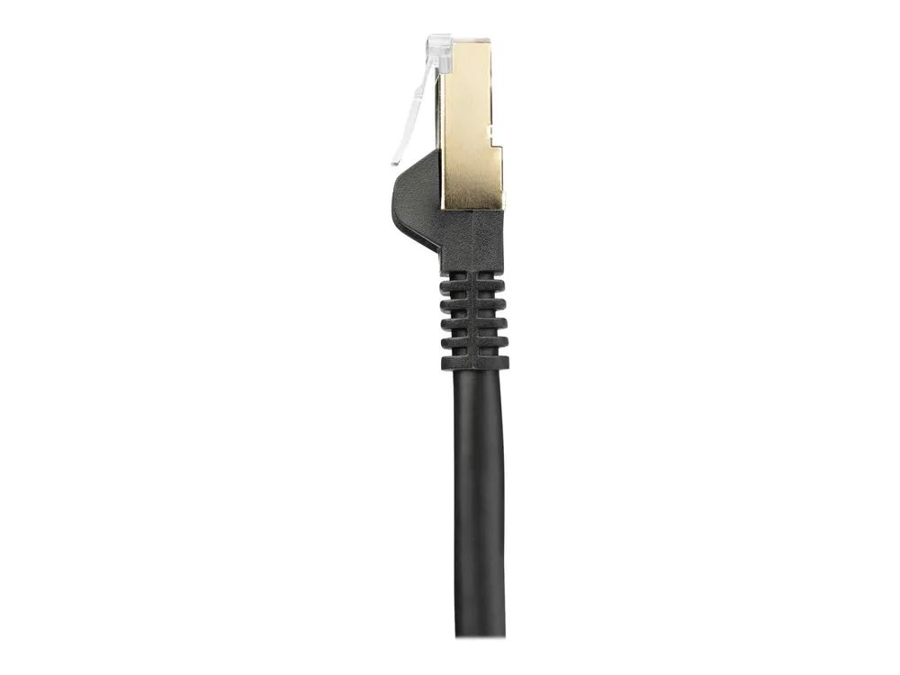 StarTech.com 10m CAT6a Patchkabel - schwarz - snagless RJ45 - Patch-Kabel - RJ-45 (M)
