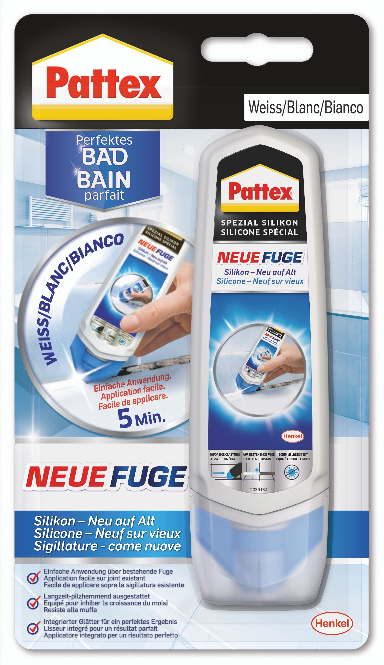 Pattex Neue Fuge, Weiß (80ml)