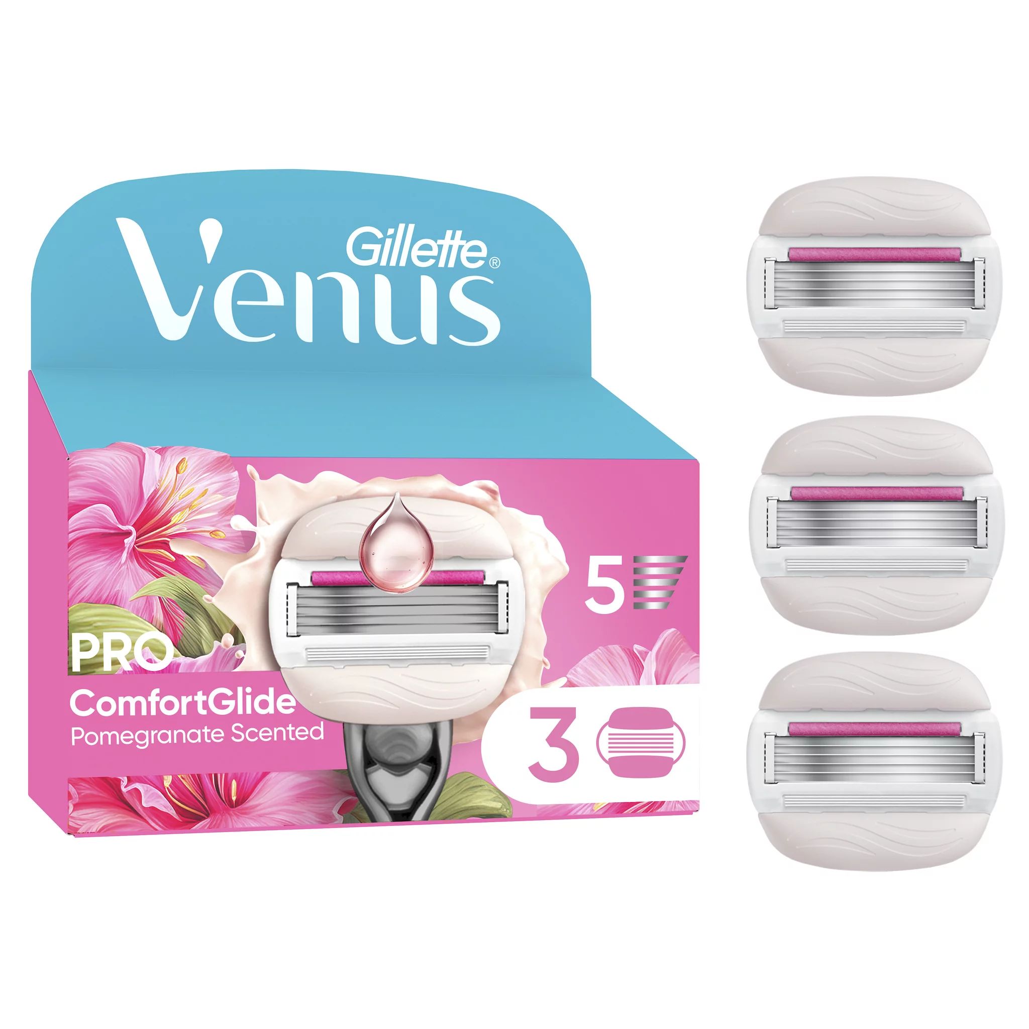 Gillette Venus Pro Comfortglide Tropical Systemklinger 3er