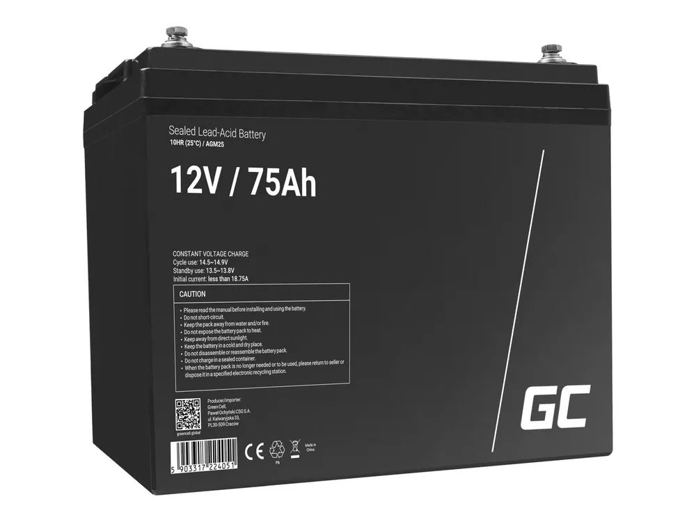 Green Cell USV-Akku - 1 x Batterie - Sealed Lead Acid (SLA)