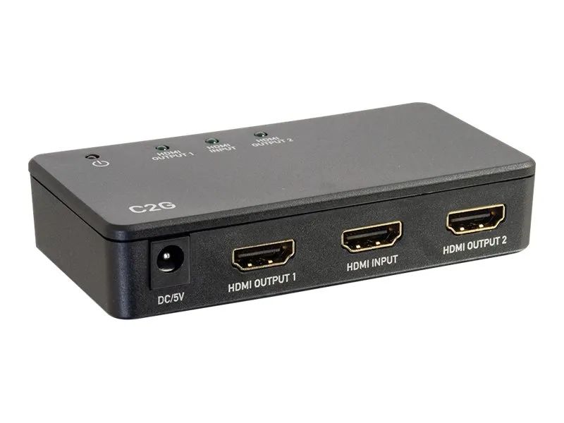 C2G 2-Port 4K HDMI Splitter - Video-/Audio-Splitter