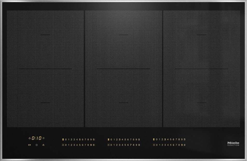 Miele Induktionskochfeld KM 7575 FR Edelstahlrahmen