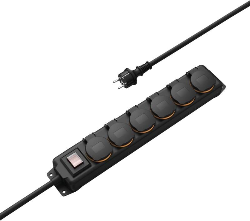Hama 223065 SDL 6F 2M/M.SCH/OUTDOOR/WANDM