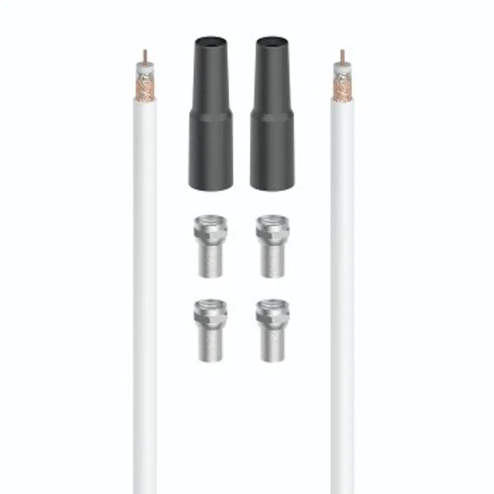 Hama SAT-Anschluss-Kit, 100 dB, 20 m