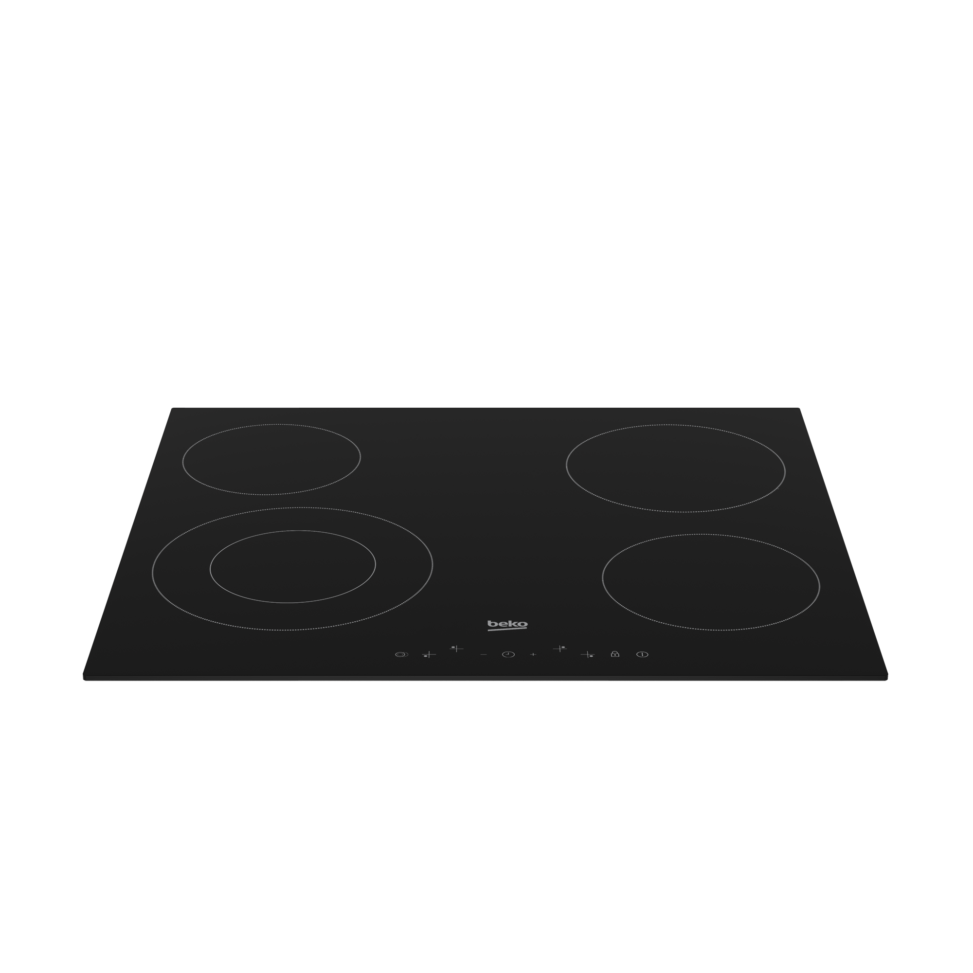 Beko HIC 64402 T Autarkes Cerankochfeld- 9 Kochstufen pro Zone