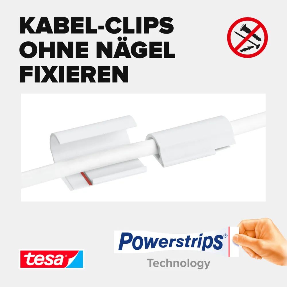 Tesa 58035-00016-20 - Weiß - Monochromatisch - 5 Stück(e)