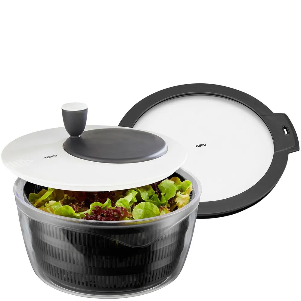 GEFU Salatschleuder ROTARE + Frischhaltedeckel, 4 L