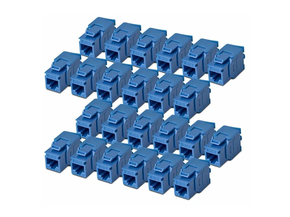 StarTech.com Cat6 Keystone Jack 24-Pack 180-Deg - Netzwerk - CAT 6