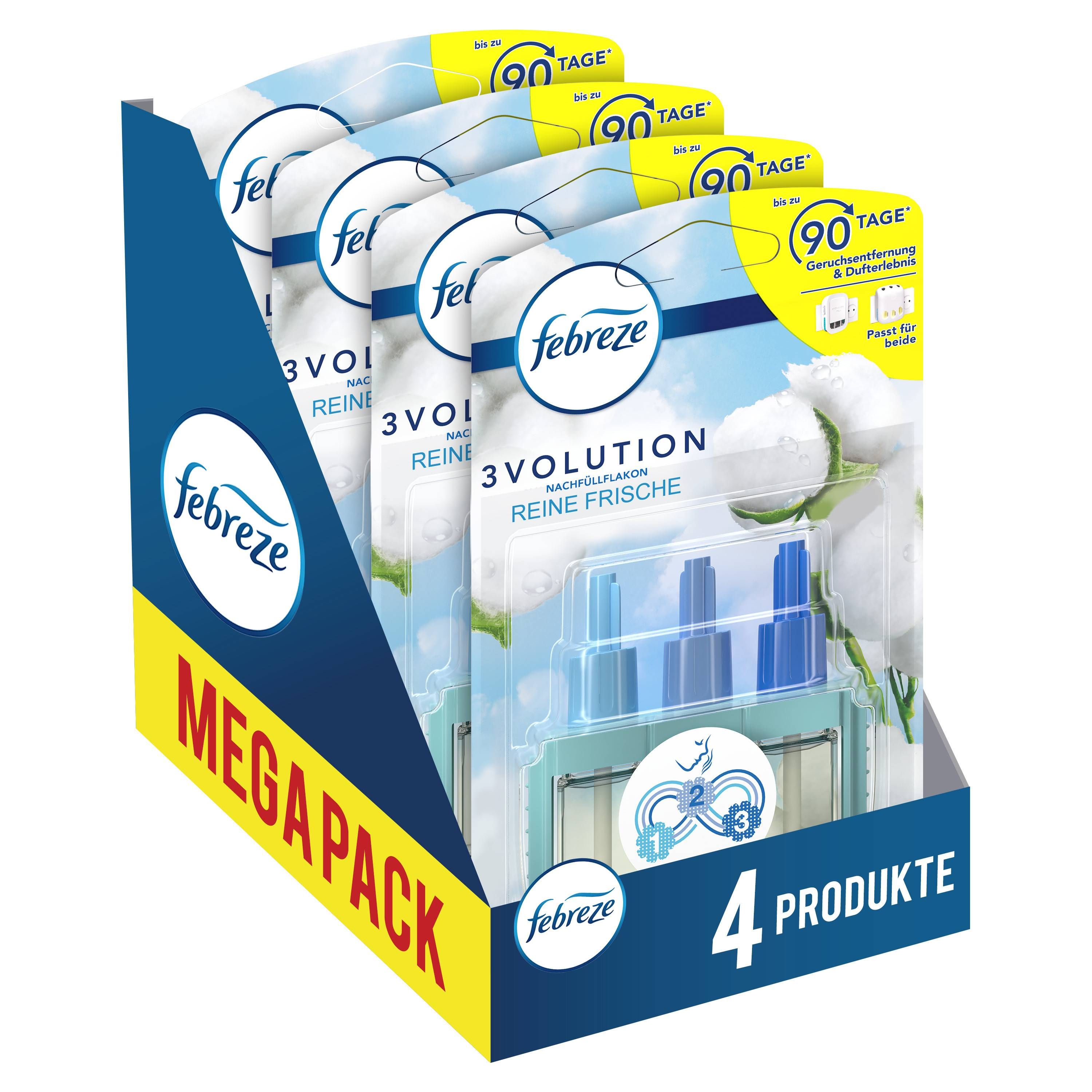 Febreze 3Volution Duftstecker 4er Nachfüller 