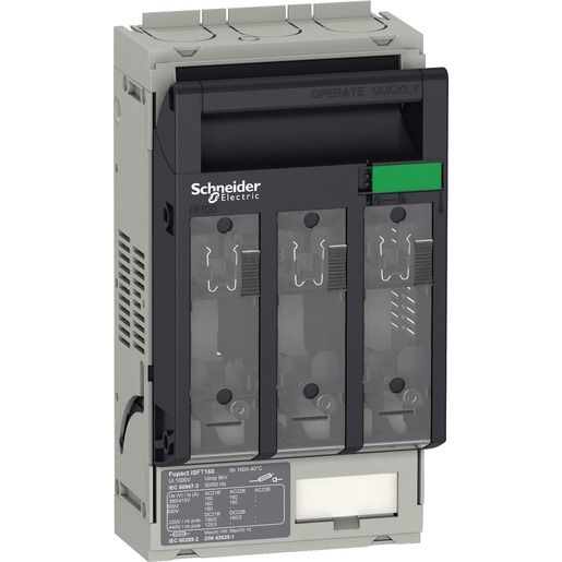 Schneider Electric NH-TRENNER GR.00 MONT.KL95MM2 / SCHN.E ISFT 160 3P NH00 LV480802