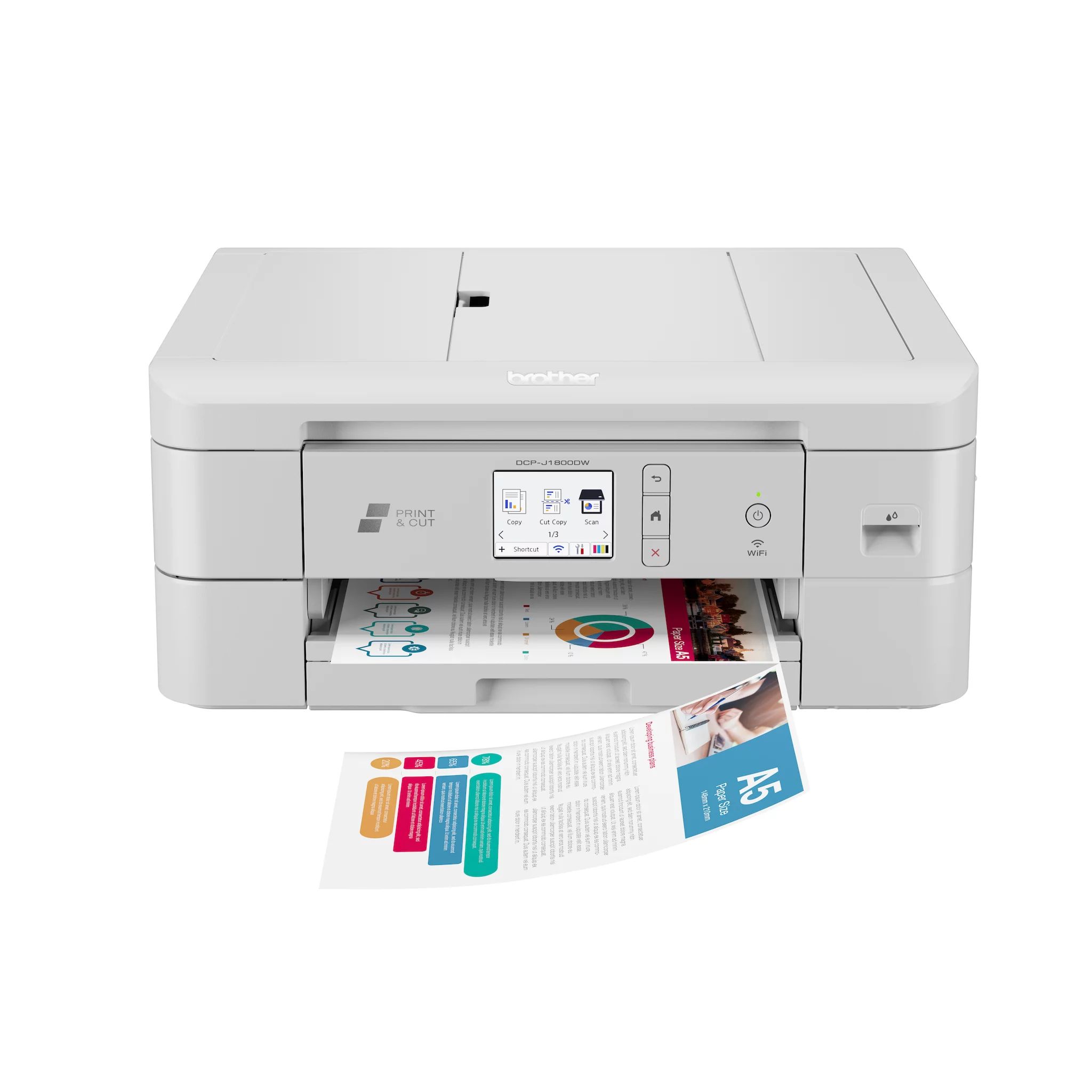 Brother DCP-J1800DW - Multifunktionsdrucker - Farbe - Tintenstrahl - A4 (210 x 297 mm)