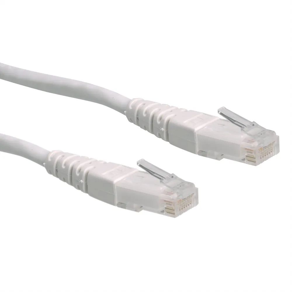 ROLINE Patchkabel Cat.6 (Class E) UTP, weiß, 2 m