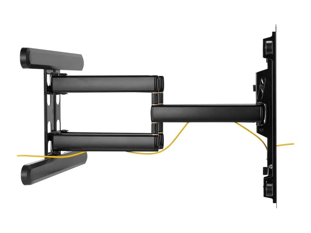 VivoLink Befestigungskit (Wandmontage, einstellbarer Montagearm) - für TV / Bildschirm - Kunststoff, Aluminium, Stahl - Glanzschwarz - Bildschirmgröße: 109.2-228.6 cm (43"-90")