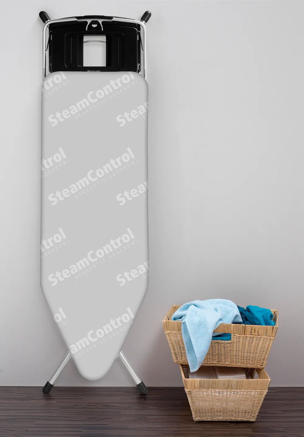 Brabantia Bügeltisch C, 124x45cm, versenkbare Dst - Aqua Bowl