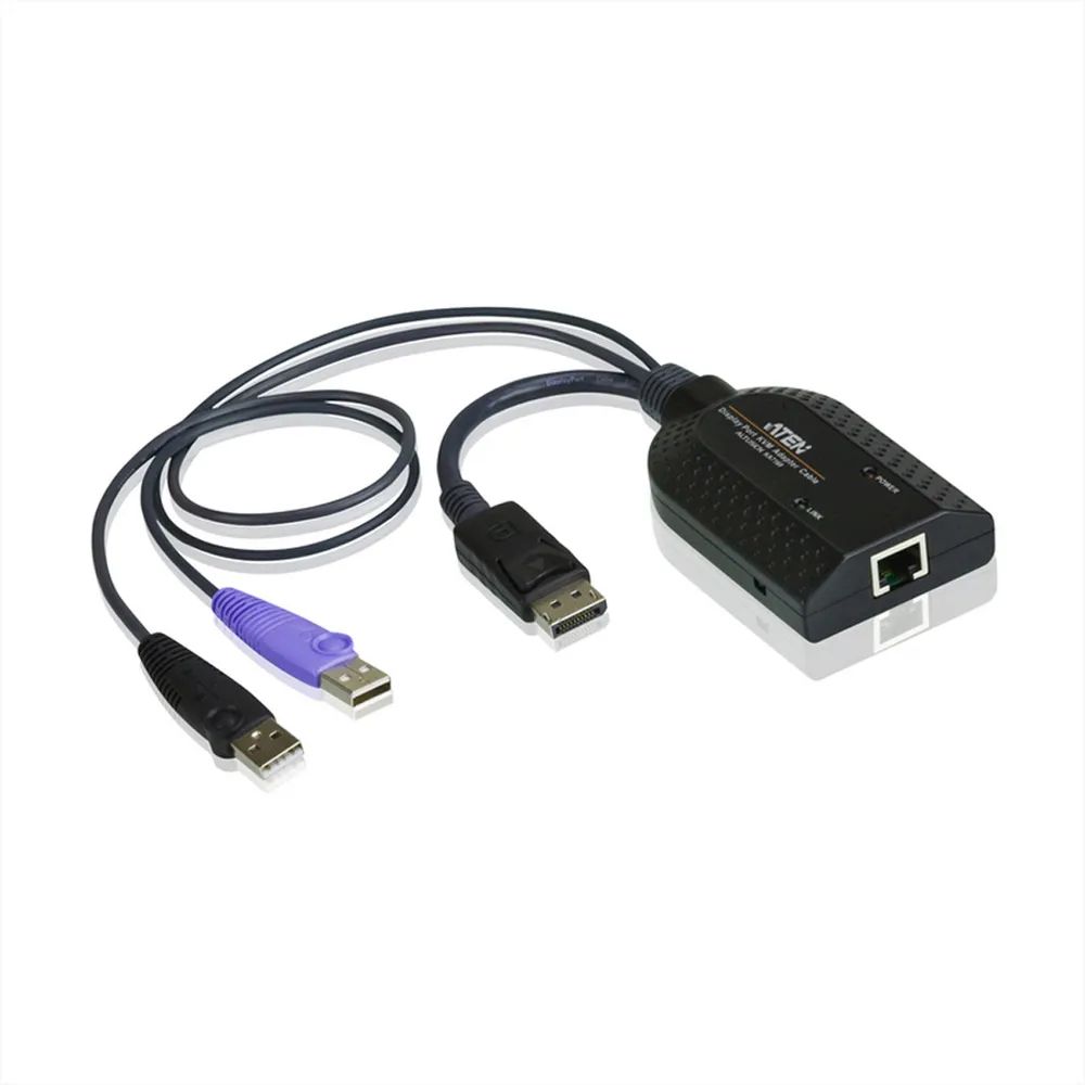 ATEN KA7169 DisplayPort USB Virtual Media KVM Adapter Cable with Smart Card Reader (CPU Module)