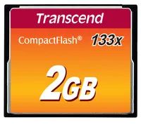 Transcend Flash-Speicherkarte - 2 GB - 133x