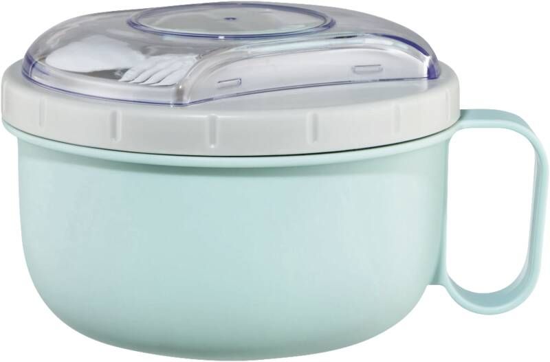 Xavax Lunchbox 181583 Frühstücks-/Lunch-Schale, mit Gabel