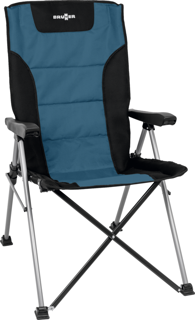 Brunner Faltstuhl RAPTOR HIGHBACK schwarz-blau