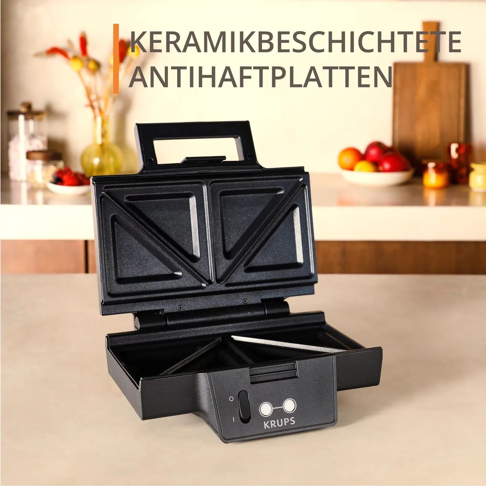 Krups Sandwichmaker FDK461 3er Form