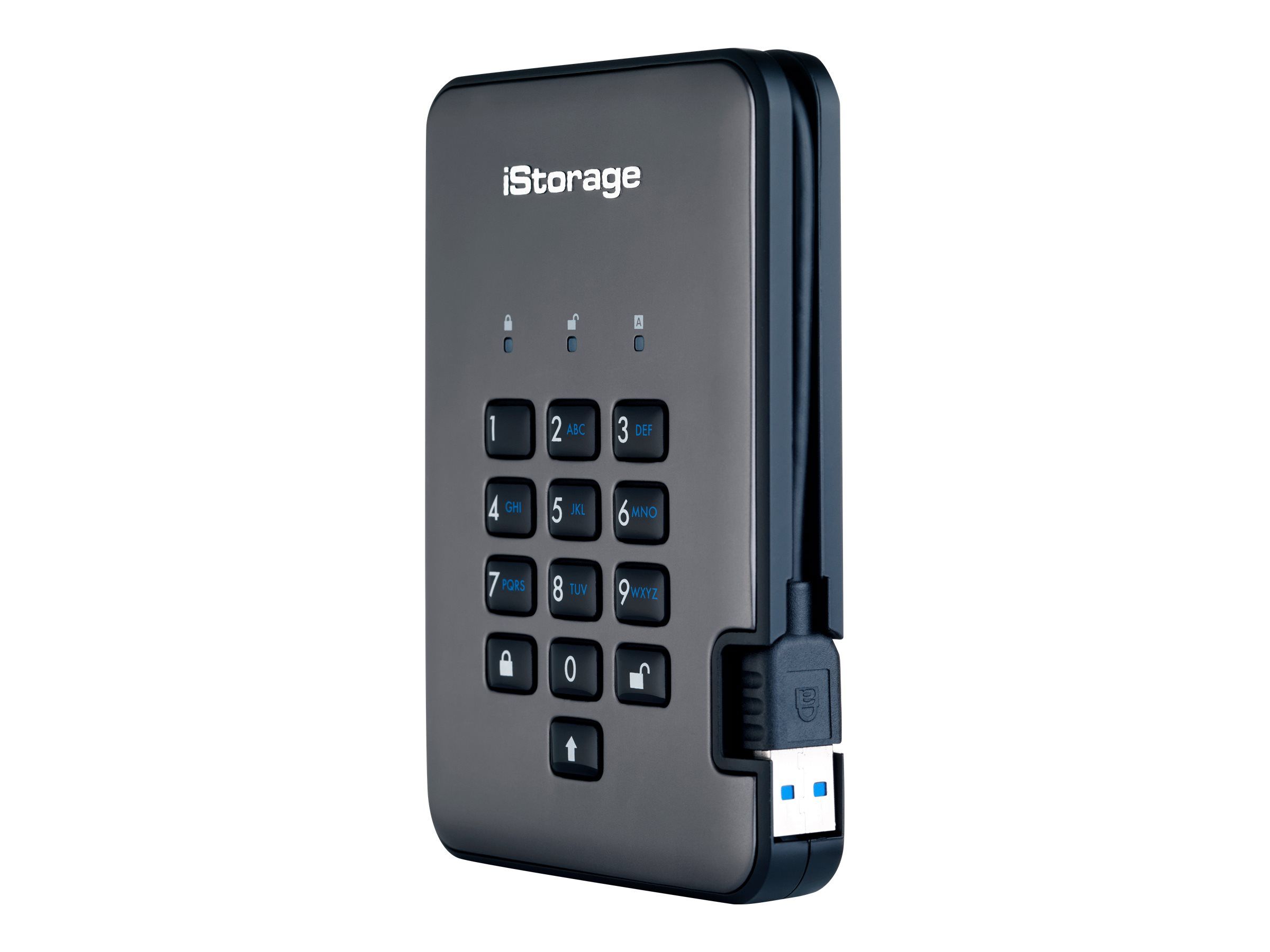 iStorage diskAshur PRO² - Festplatte - verschlüsselt - 4 TB - extern (tragbar)
