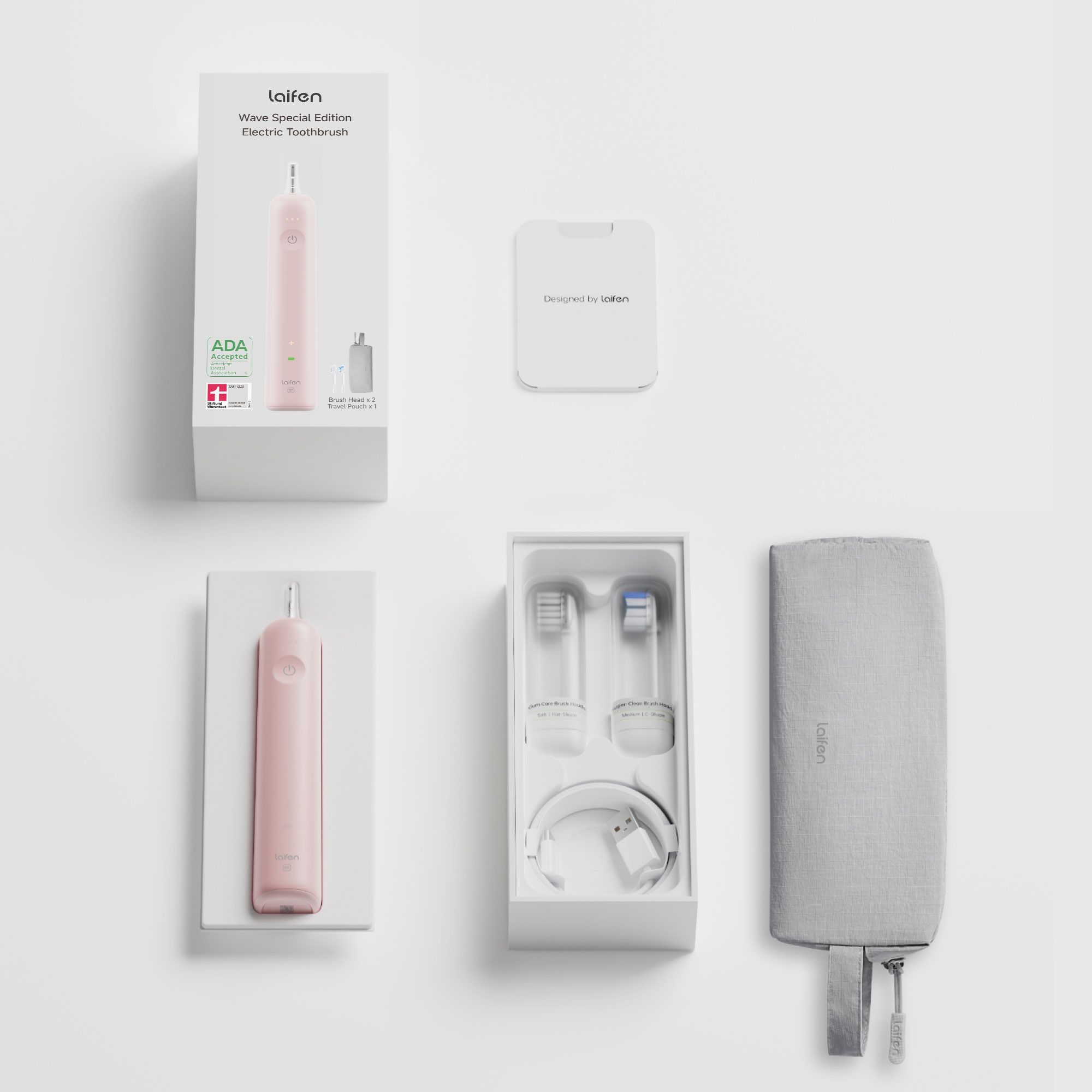 Laifen Wave Special Edition Electric Toothbrush - Matte Pink